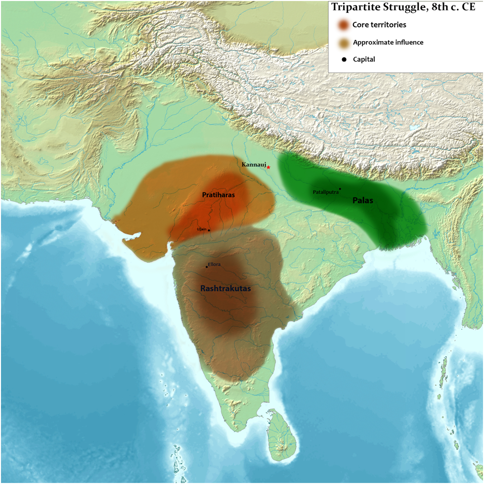 India in the eighth century